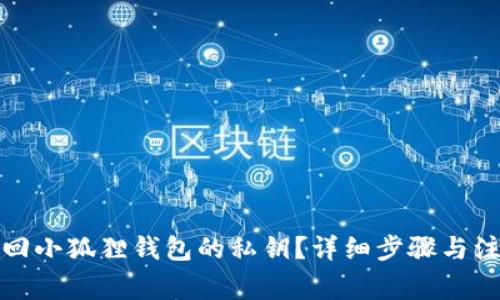 如何找回小狐狸钱包的私钥？详细步骤与注意事项